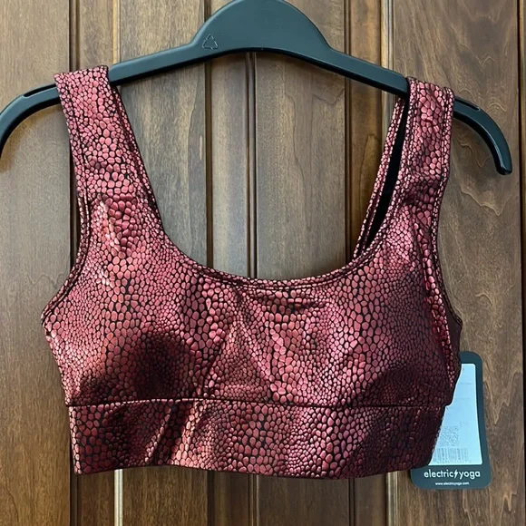 28. Electric Yoga Crocodile Gloss Bra - Picture 2 of 7